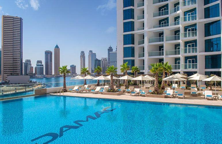 Damac Maison Prive Deluxe Studio With Burj-Khalifa View 迪拜 外观 照片